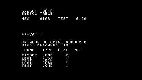 FLEX 6809 on The MILL