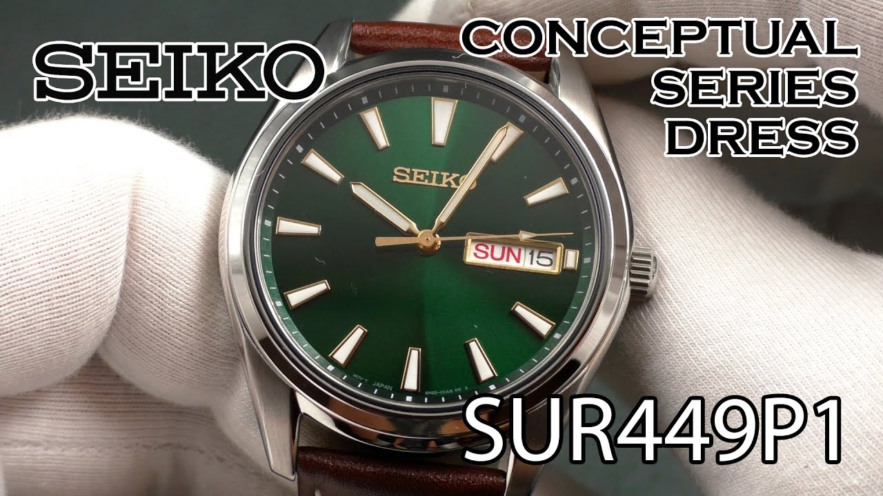 SEIKO SUR449P1 CS Dress - YouTube