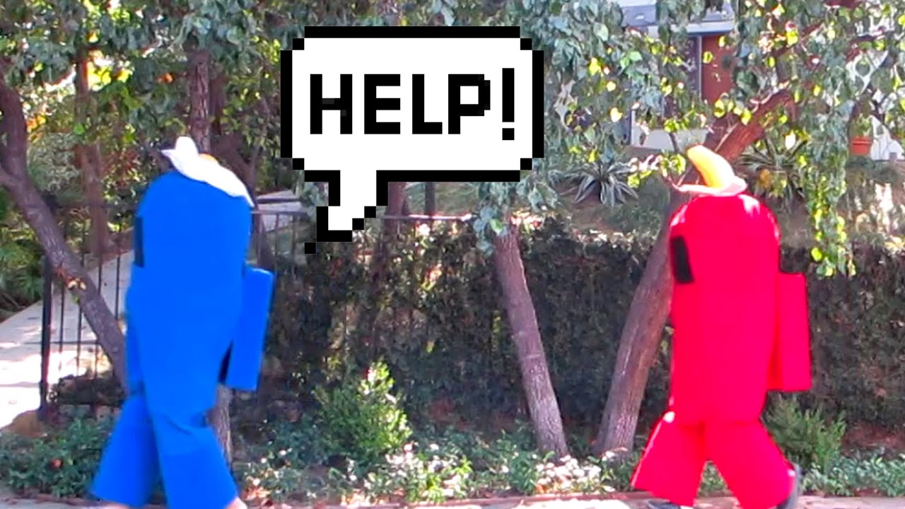 Among Us Cosplay IRL - Red is Scary AF