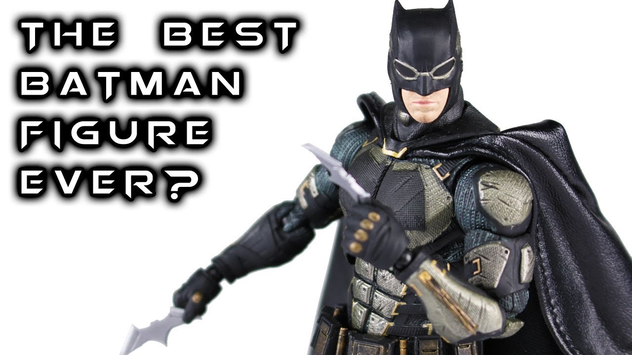 MAFEX BATMAN Tactical Suit Justice League Action Figure Review - YouTube