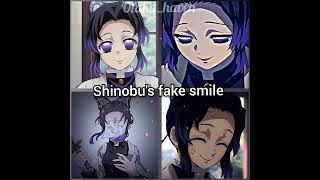 Shinobu Kocho Real Smile Vs Fake I Hope You Like It