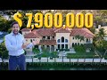 Vendo Mansion Mediterranea Por $7,995,000 De Dolares Con Acceso Directo Al Agua y Su Propio Cine