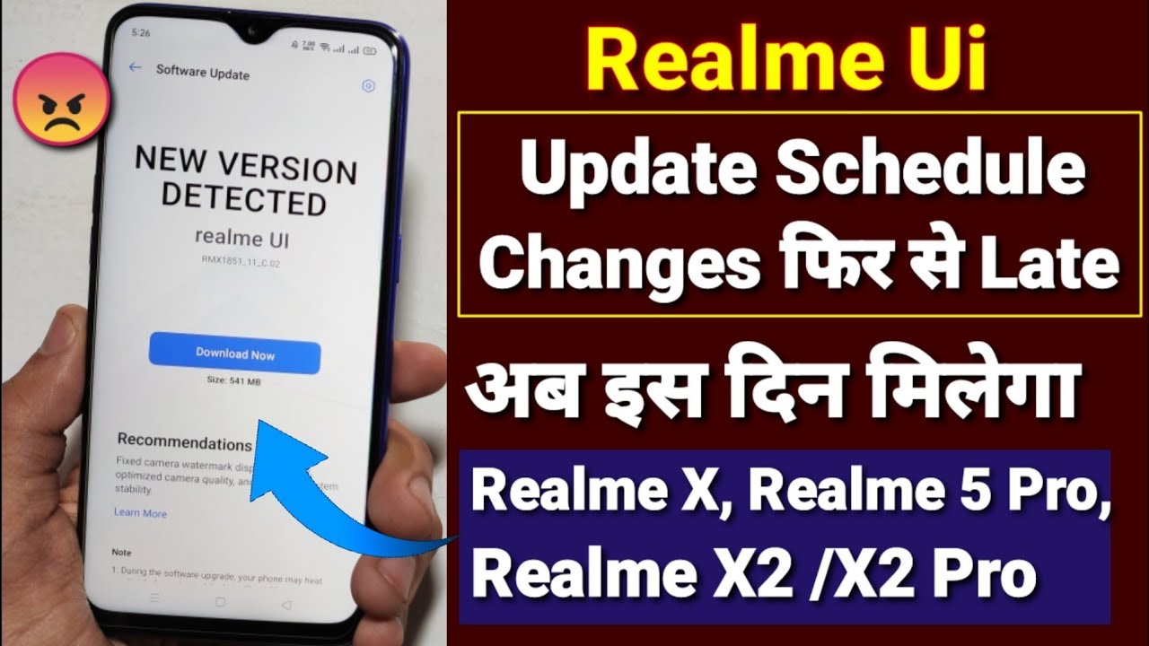 Realme Ui Update Schedule is late for Realme X & Realme 5 Pro | Realme ...