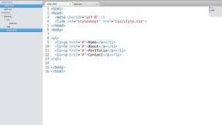 Navigation and Lists  Learn in HTML & CSS