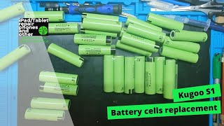 Kugoo S1 Battery Cells Replacement