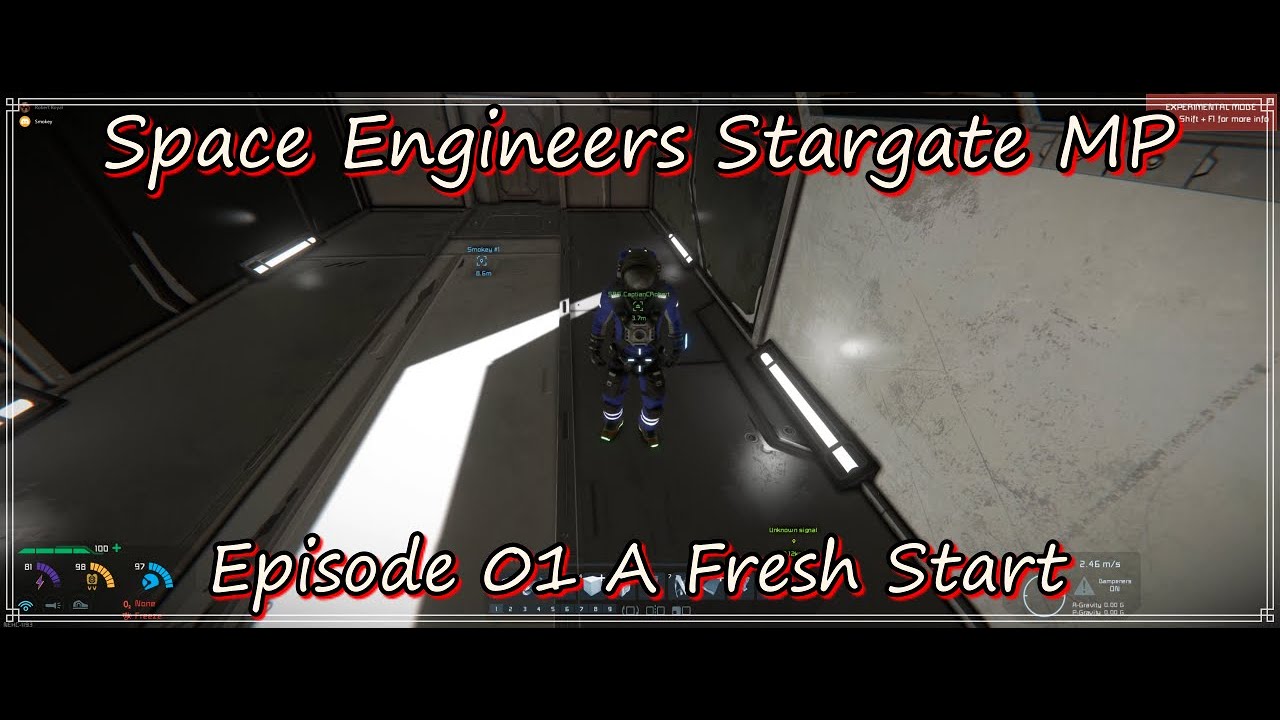 Space Engineers Stargate Episode 01 A Fresh Start - YouTube