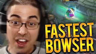 THE FASTEST BOWSER...ROLLING THROUGH THEIR BASE!!!!  Trick2G