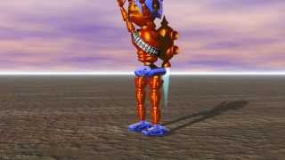 Bryce Animation , Skai   My Rocket powered 3D Robot