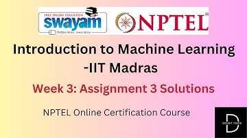 Introduction to Machine Learning Week 3 Assignment Answers ||Jan 2024|| NPTEL