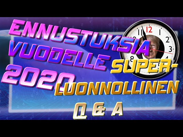 Ennustuksia vuodelle 2020 - Superluonnollinen Q & A - Freestyle [SUPERLIVE] 29.12