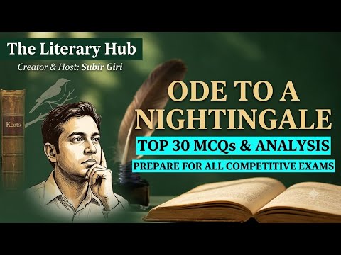 Ode to a Nightingale by John Keats.... MCQs and answers... For all exam ...