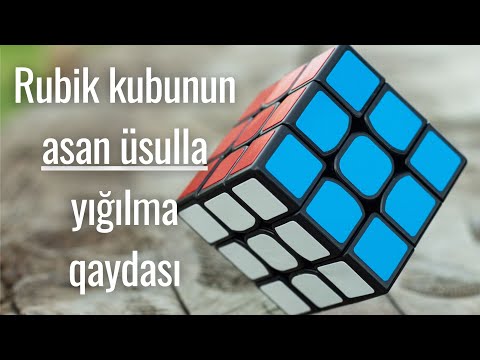 Rubik kubunun yığılma qaydası | Asan izah. HD