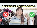 Cómo DEJAR DE ACUMULAR ROPA que NO necesitas ❌ tips para tener un armario minimalista con menos ropa