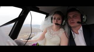 Полёт на вертолёте Robinson R44 | Свадебная видеосъемка в Абакане Полёт на вертолёте Robinson R44 | Свадебная видеосъемка в Абакане