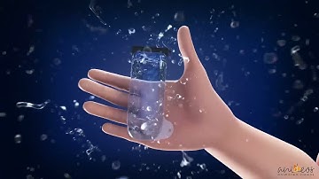 3d Water Bottle - 3D Explainer Video by Anideos