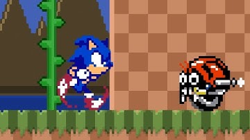 Sonic 1 8-bit overloaded demo 2 ~ Sonic Fan Games ~ Gameplay
