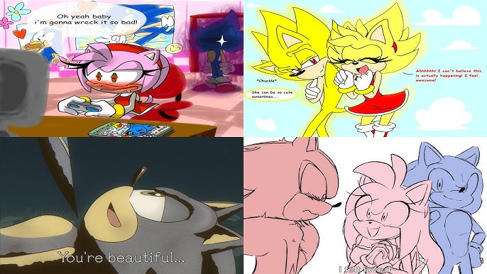 Daeream on X: First Part of my Sonamy Comic, 2k Special! There a