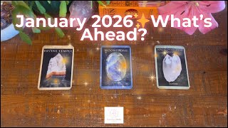Pick-a-Card: January 2026 ✨What’s Ahead? Tarot + Charms 