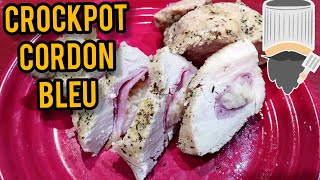 Chicken Cordon Bleu in the Crockpot
