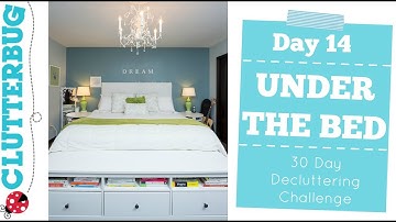 Day 14 - Under Your Bed - 30 Day Decluttering Challenge