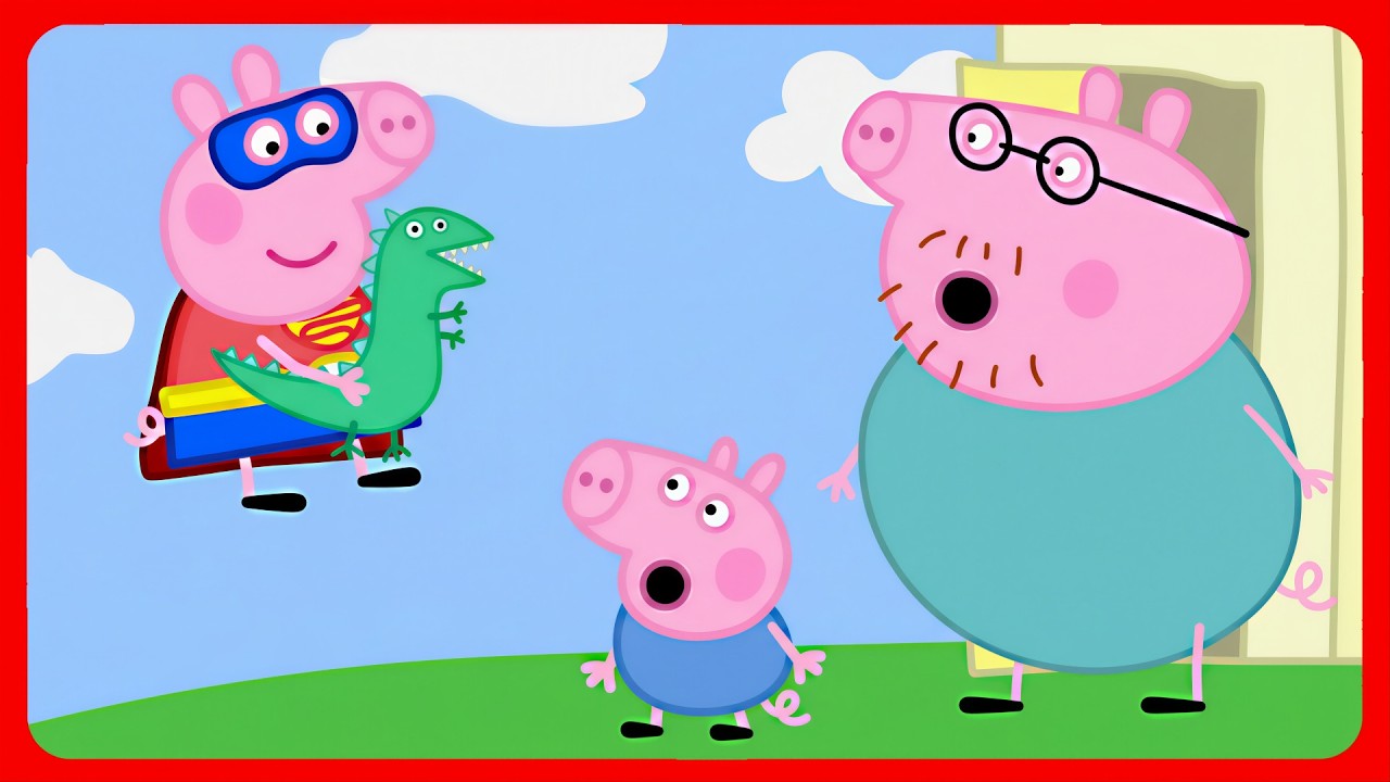 Peppa Super Pig Has Found George's Toy! Peppa Pig Funny Animation