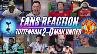 PREMIER LEAGUE FANS REACTION TO TOTTENHAM  2-0 WIN AGAINST MAN UNITED