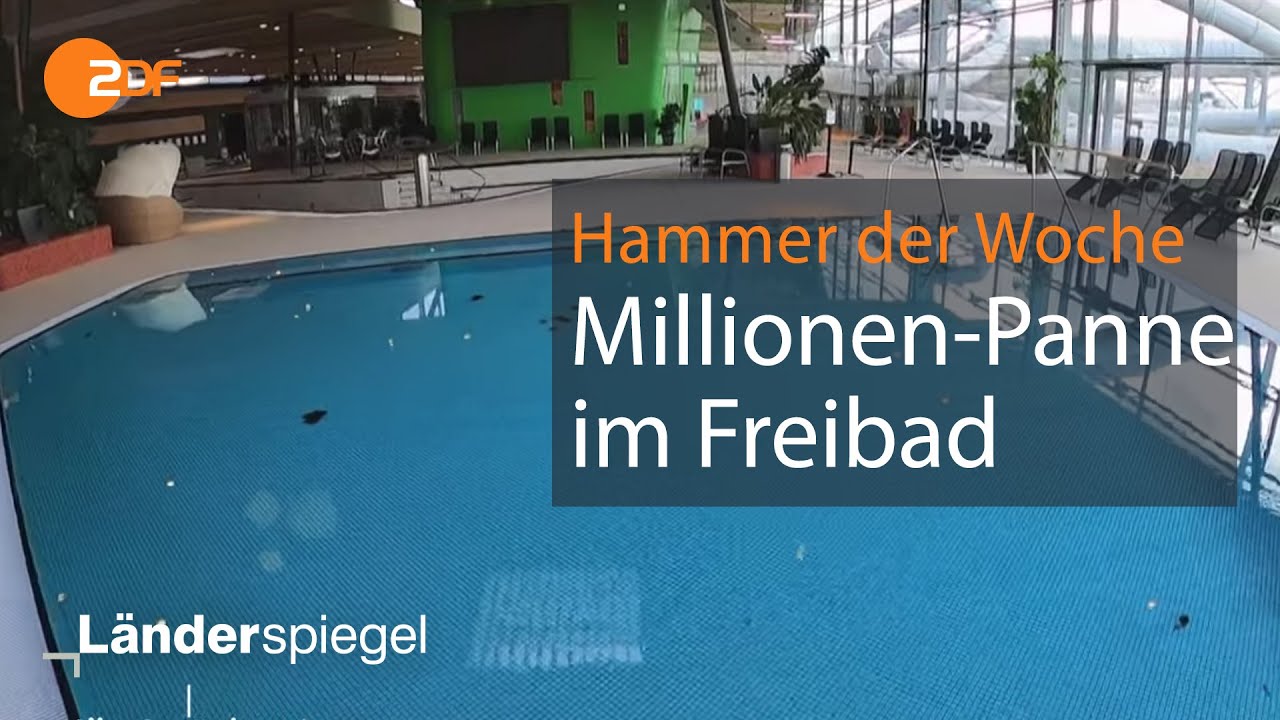 Abrechnungspanne im Freibad kostet Millionen | Hammer der Woche vom 20.03.21 | ZDF