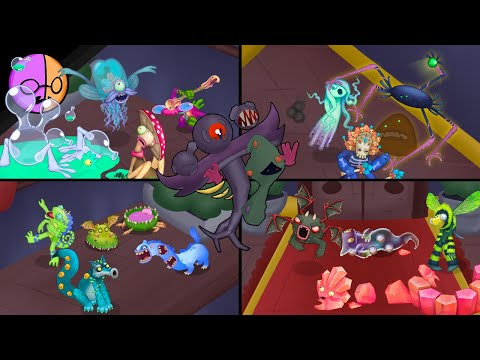 SPOOKY MANSION - Animated INDIVIDUALS (My Singing Monsters)