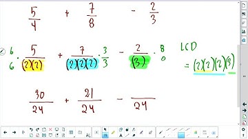 Math 20-1 Lesson 6.3 → Adding and Subtracting Rational Expressions