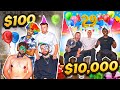 SIDEMEN $100 vs $10,000 BIRTHDAY PARTY