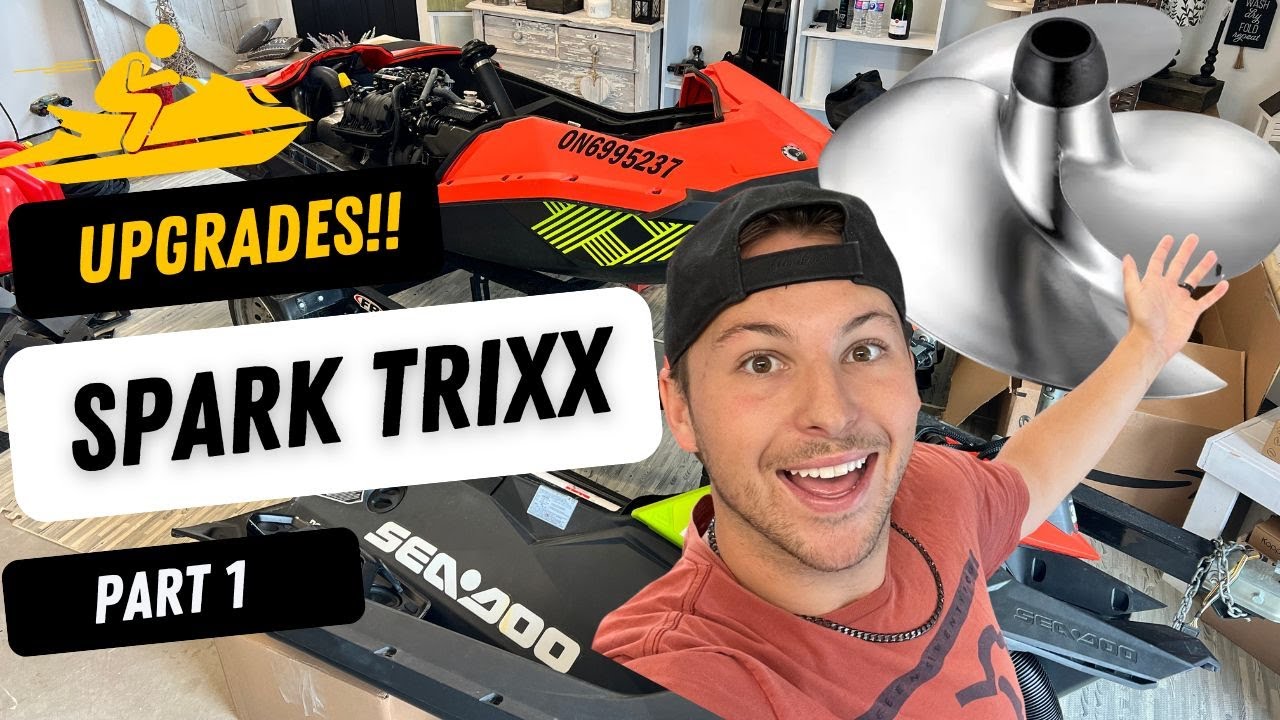 Big Upgrades Coming!! Seadoo Spark Trixx part 1 tear down how to