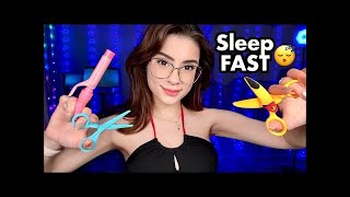 ASMR Haircut FAST & AGGRESSIVE 💇♀️😵 Hairclips, Braids, Hair Curler, SLEEP FAST 💤 live