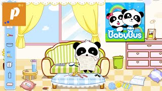 Обзор игры на айпаде "Предметы обихода baby bus" развивающие игры панды Daily Necessities baby bus screenshot 3