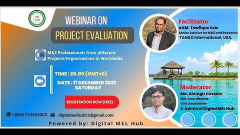 Video Content | Project Evaluation Webinar | Digital MEL Hub