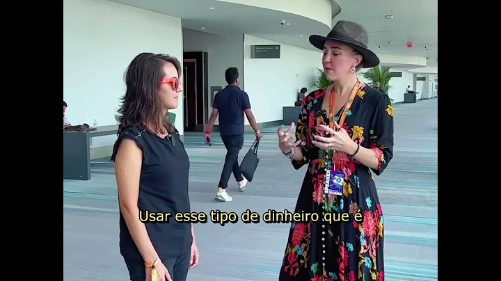 Entrevista com Hannah Rosenberg durante Bitcoin Co...