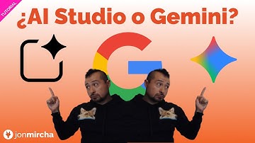 La Mejor IA de Google es... ¿Gemini o Studio? - jonmircha