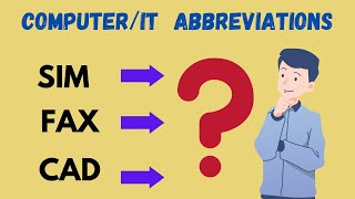 Computer Abbreviations || General Knowledge|| Short forms ||#abbreviation