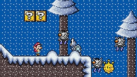 SMW Custom Level - Snowy walking