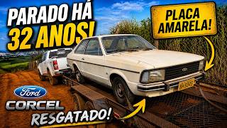 😱 COMPRAMOS UM CARRO PARADO POR 32 ANOS! | PLACA AMARELA! | RARIDADE! 🤩