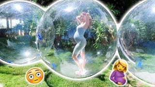 CATHERINE STUCK IN GIANT BUBBLE BALL!!! (SORRY BUT THIS IS SOMETHING WE HAD TO TRY)