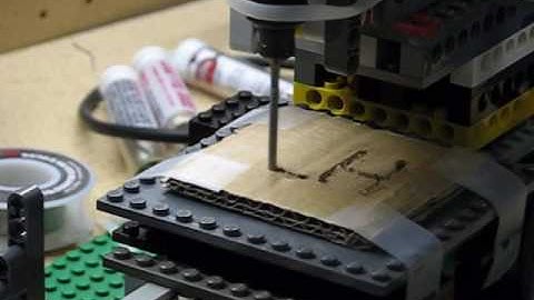 Lego 3 Axis CNC Mill