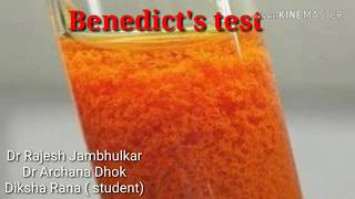 Benedict's test- for reducing sugars screenshot 2