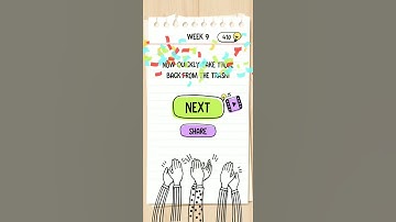 Brain Test Weekly Levels Answers - Week 9