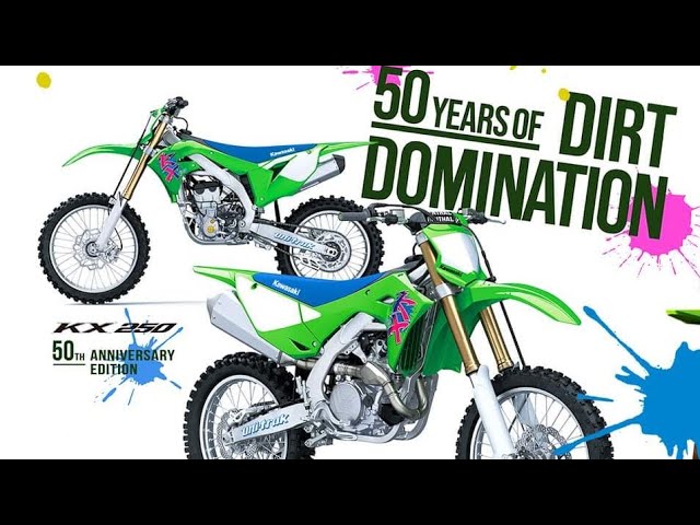 2024 KX450 KX250 50th Anniversary Edition! - YouTube