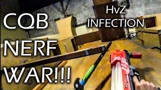 Cqb Nerf Gameplay - Hvz Infection - Crazy Last Stand