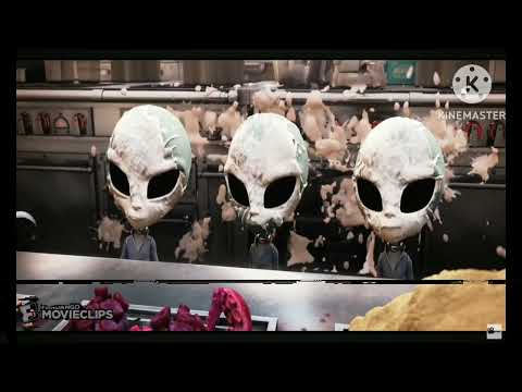 Escape From Planet Earth - Food Fight in Area 51 (4/6) | Moviecilps 