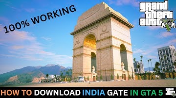 How to install india gate in GTA 5 | India gate in gta 5 in Hindi