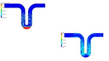 Sludge Flow Settling in a Pipe, Ansys Fluent Trainingsludge