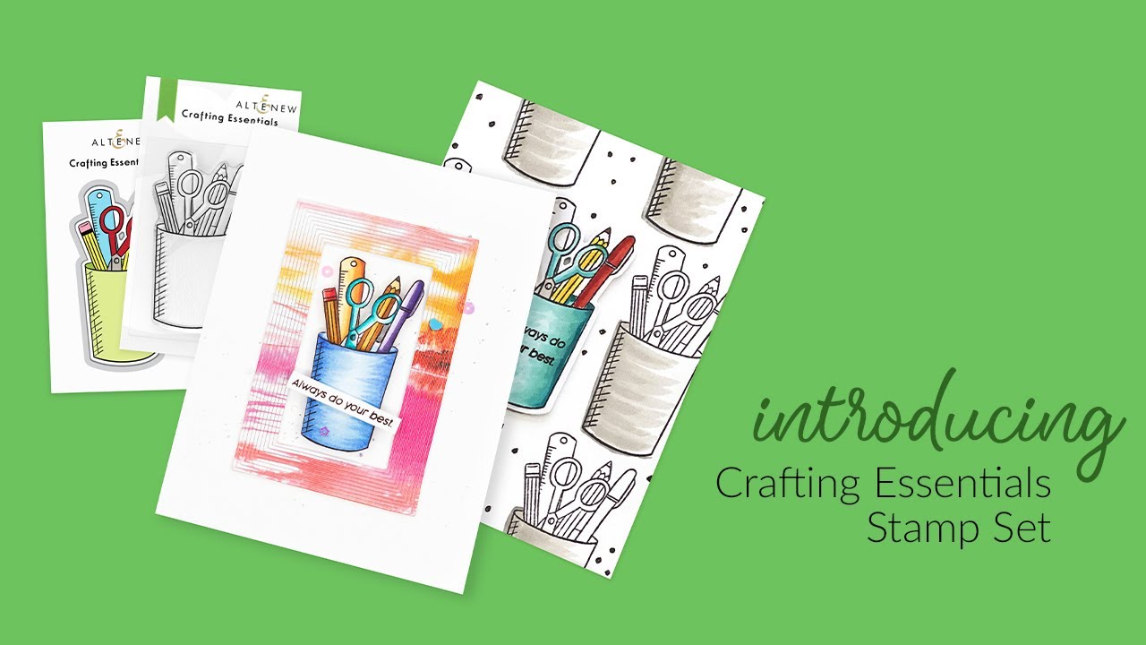 Get crafting with Jaycee's 10 Essential Card Making Tools! All of these  items can be found at the Altenew Online Store. Ready to bloom…