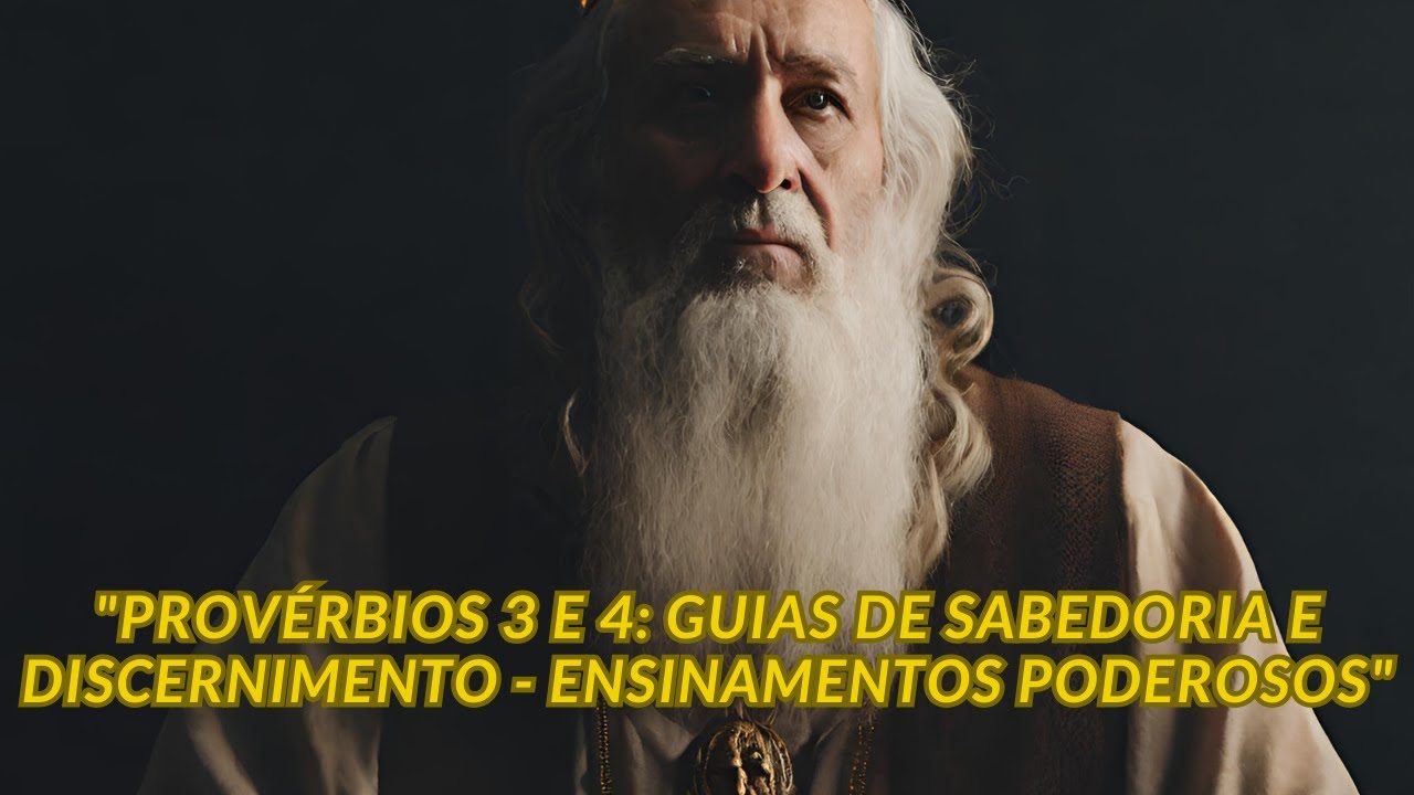 "Provérbios 3 e 4: Tesouros de Sabedoria para a Vida - Descubra o ...